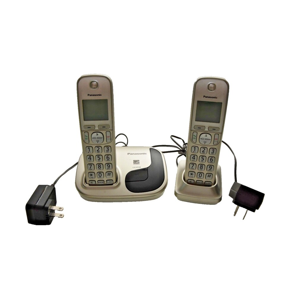 Panasonic KX-TGD210 Cordless Handset Phone System + Panasonic KX-TGDA20 Phone